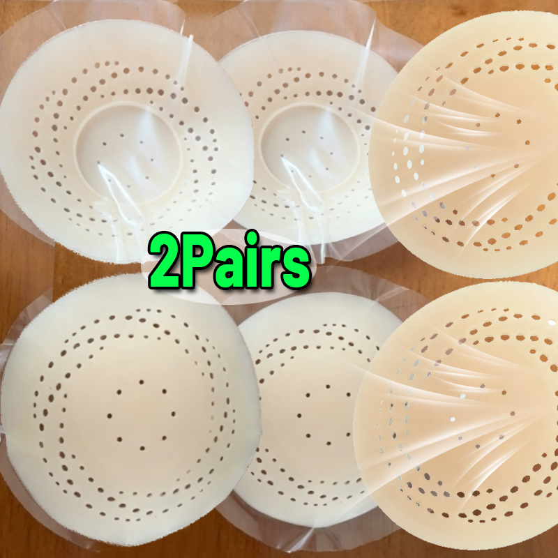Nipple Cover Pasties - แผ่นปิดจุกนมซิลิโคนแบบใช้ซ้ำได้ ระบายอากาศได้ ป้องกันจุดนูน แผ่นรองหน้าอกแบบไร้รอยต่อ มองไม่เห็น ใช้แทนบราได้