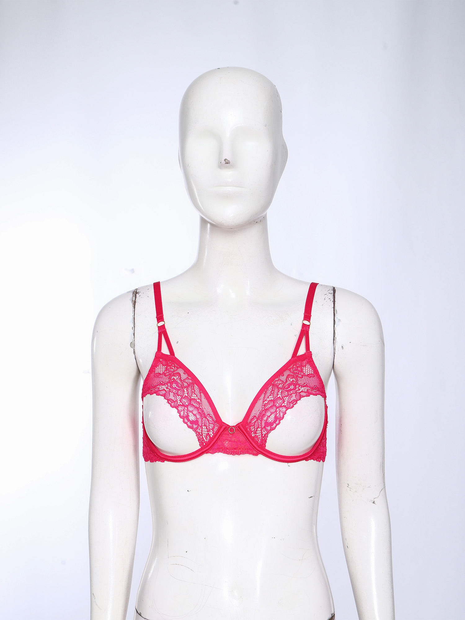 บราเซ็กซี่แบบเว้าลึก ผ้าลูกไม้ - Push Up Bra Padded บทวิจารณ์และราคา